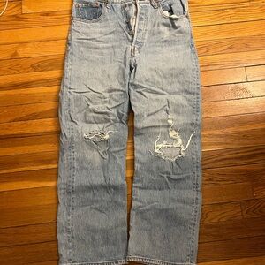 Levi’s Ribcage Straight Ankle Jeans